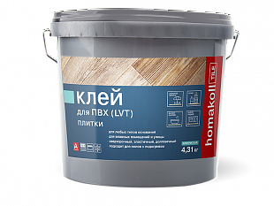 Двухкомпонентный полиуретановый клей для ПВХ (LVT) плитки Нomakoll TILE 4,31 кг